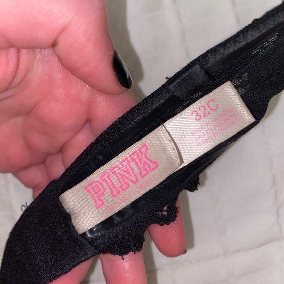 32d PINK Lace Strapless Push-up Bra - Picture 4 of 7